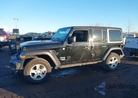 2021 Jeep Wrangler Unlimited Sport S 4X4 from USA, damaged, VIN 1C4HJXDN3MW526592